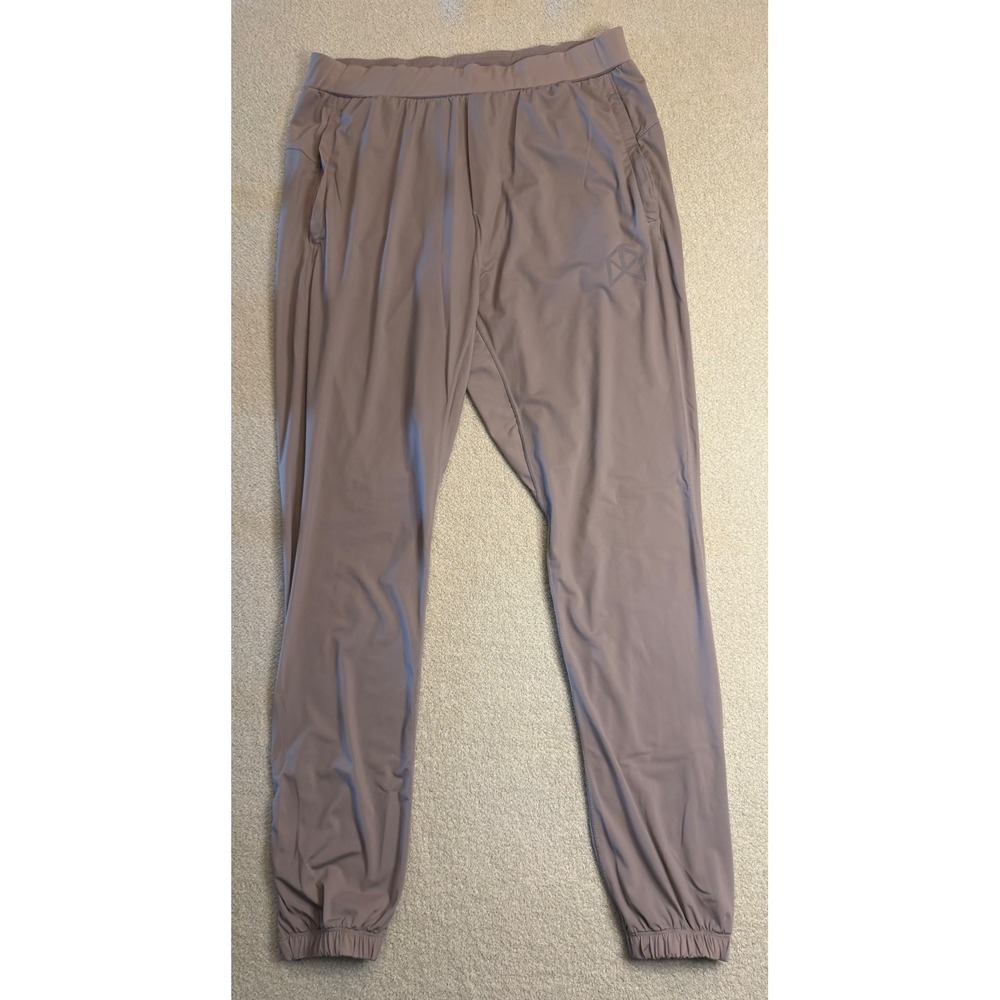 Rawgear Mens RG204 Active Joggers Mauve Gray Gym Athletic Pants Size M